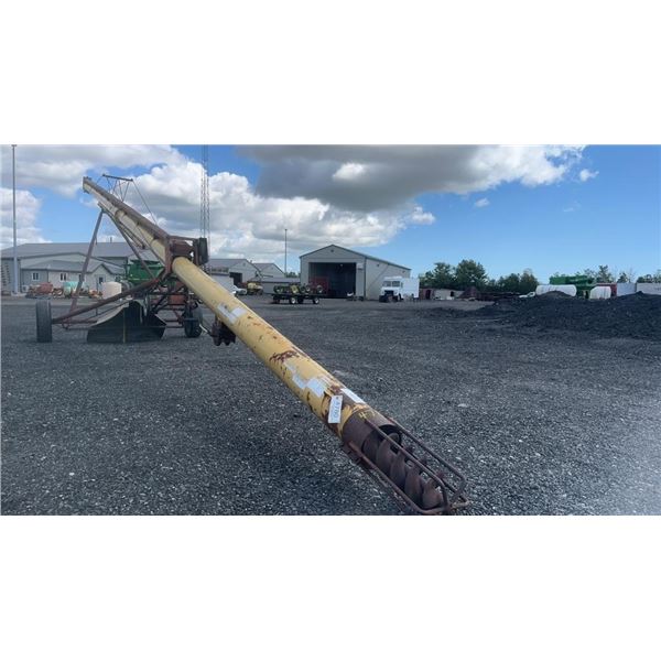 WESTFIELD 80-51 GRAIN AUGER 8" W/HOPPER SN 58271 2F