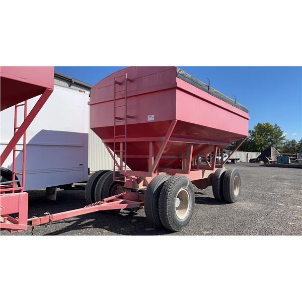 CENTRAL V-BOX 500 BU W/TRUCK FRAME GEAR NEW TARP, NEVER HAD FERTILIZER IN BOX