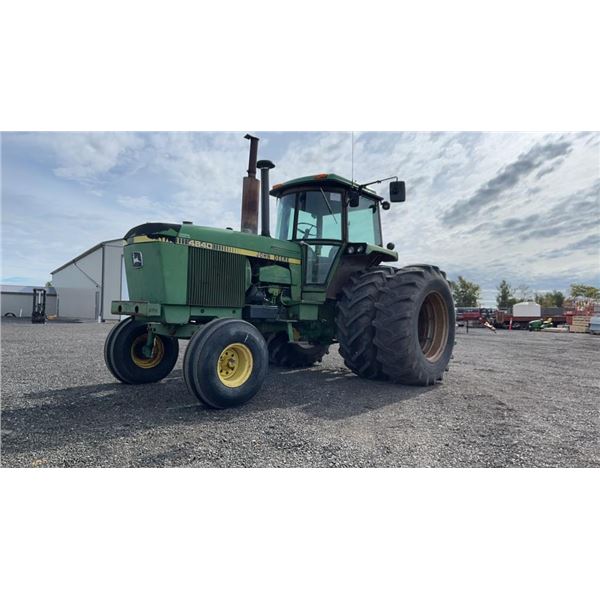 JOHN DEERE 4840  TRACTOR POWER SHIFT ONE  OWNER, 9088 HOURS, MANUAL IN OFFICE/ DUALS SN 4840P 002074
