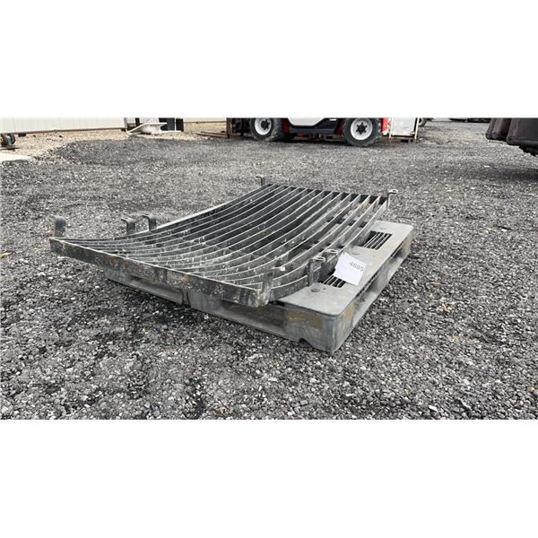 WINDSHIELD GUARD FOR AN EXCAVATOR 32"W X 62 1/2"L