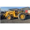 Image 2 : MASSEY FERGUSON 40E MFWD TRACTOR & BUCKET W/LOADER SKID STEER PLATE AND 7' BUCKET, 3PT, SELF LEVELLI