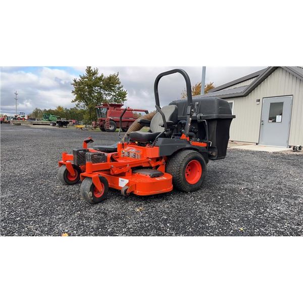 2022 KUBOTA  Z726XKW ZERO TURN MOWER 60" W/ KAWASAKI FX801V ENGINE AND BAGGER SN 14171 1260 Hours