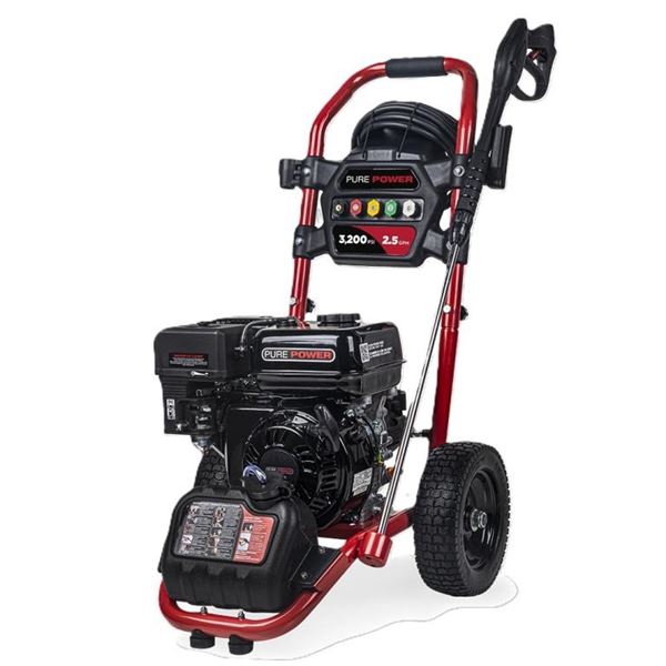 NEW PP327PX-PURE POWER PRESSURE WASHER 3,200 PSI*2.5 GPM*212CC ENGINE*LOW OIL SHUTDOWN*35 FT HOSE*DI
