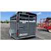 Image 4 : 2022 CORNPRO SBI 16' LIVESTOCK TRAILER 2 AXLES, GREY, OWNERSHIP IN OFFICE