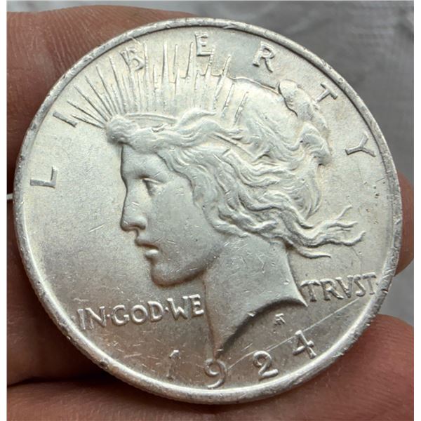 PEACE SILVER DOLLAR - 1924