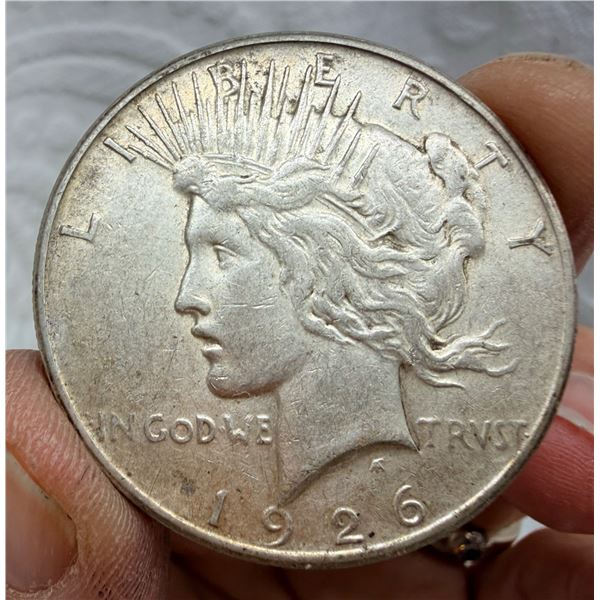 PEACE SILVER DOLLAR - 1926S
