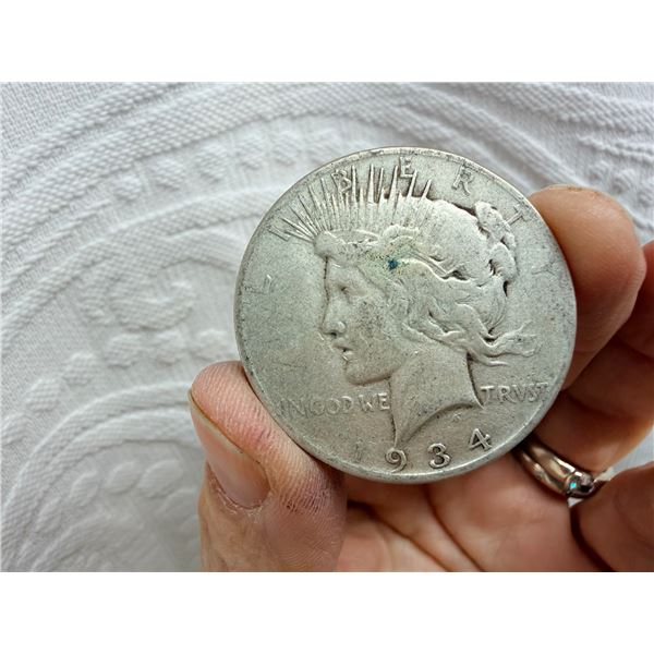 PEACE SILVER DOLLAR - 1934S