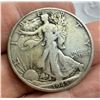 Image 1 : WALKING LIBERTY SILVER HALF DOLLAR - 1945D