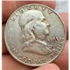 Image 6 : BEN FRANKLIN SILVER HALF DOLLARS - 1951, 1951D