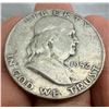 Image 6 : BEN FRANKLIN SILVER HALF DOLLARS - 1952, 1952D