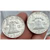 Image 2 : BEN FRANKLIN SILVER HALF DOLLARS - 1963, 1963D