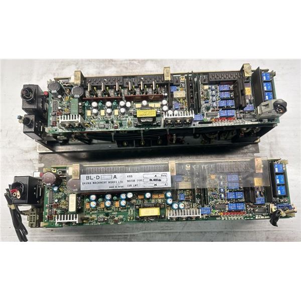Lot of (2) Okuma Servo Drives - No Part Number