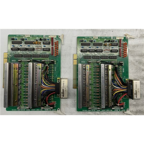 (2) Okuma #E0241-653-081 OSP E-I-O Cards