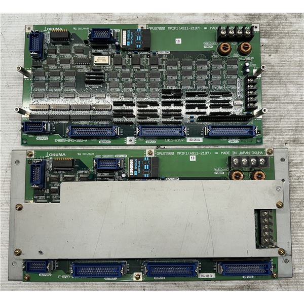 (2) Okuma #E4809-045-202-A OPUS7000 MPIF1(A911-2197) Circuit Boards