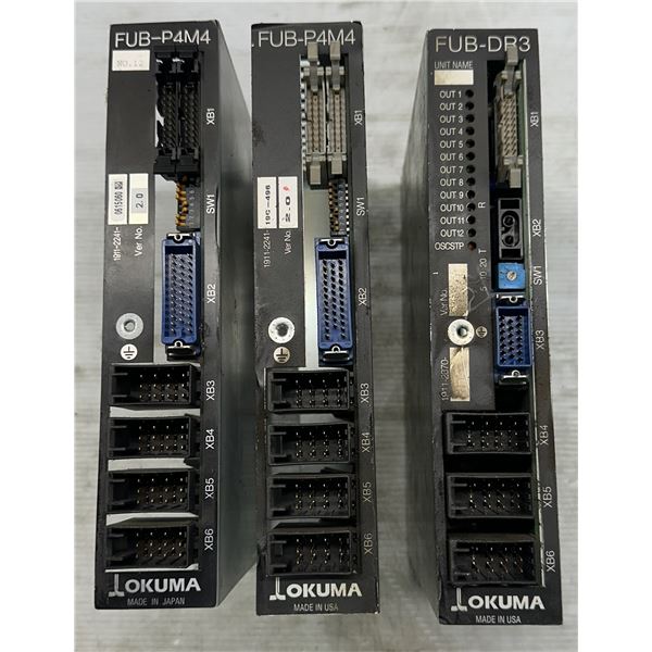 Lot of (3) Okuma OPUS7000 Cards