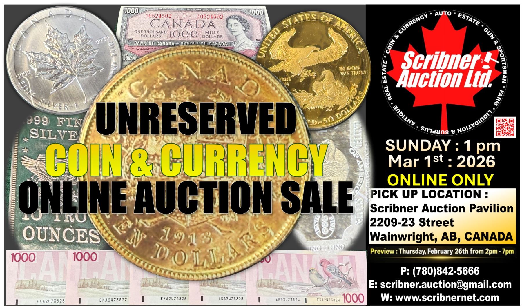Money Auction COIN & CURRENCY AUCTION : PART 2 : LIFETIME NUMISMATIC COLLECTION