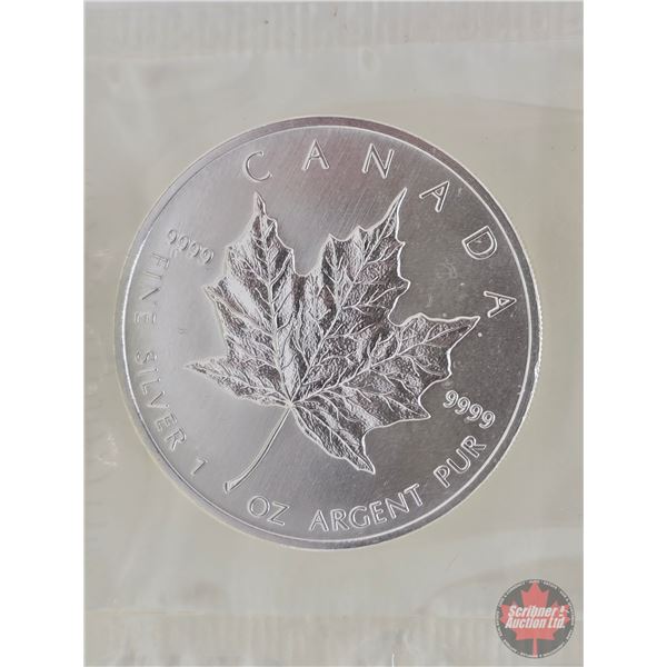 RCM Canada 2003 Silver Maple Leaf $5 (Fine Silver .9999 : 1 Oz) (GST Exempt)
