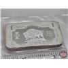 Image 4 : Silver Bullion Bar : United States : Buffalo Design (Fine Silver .9999 : 1 Oz) (GST Exempt)