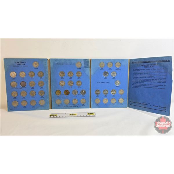 Canada Five Cent Collection (45) in Whitman Portfolio : 1922 - 1960 (Intermittent)