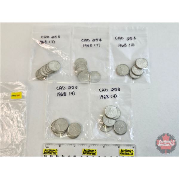 Canada Twenty Five Cent 1968 (35) (Non-Magnetic)