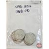 Image 5 : Canada Twenty Five Cent 1968 (35) (Non-Magnetic)