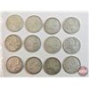 Image 2 : Canada Twenty Five Cent (12) : 1942; 1943; 1959 (3); 1960 (2); 1964 (3); 1968 (2)