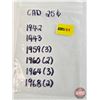 Image 4 : Canada Twenty Five Cent (12) : 1942; 1943; 1959 (3); 1960 (2); 1964 (3); 1968 (2)