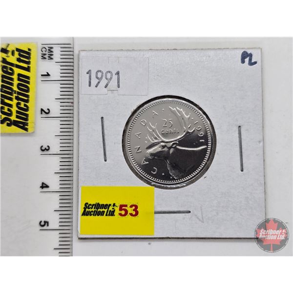 Canada Twenty Five Cent 1991