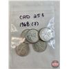 Image 2 : Canada Twenty Five Cent 1968 (42) (Non-Magnetic)