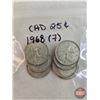 Image 3 : Canada Twenty Five Cent 1968 (42) (Non-Magnetic)