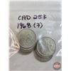 Image 4 : Canada Twenty Five Cent 1968 (42) (Non-Magnetic)