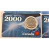 Image 2 : RCM Canada Millennium 2000 Twenty Five Cent : Achievement (Collector Card/Capsules) (6)