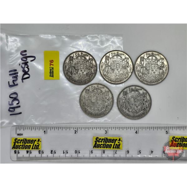 Canada Fifty Cent (4): 1950 Full Des