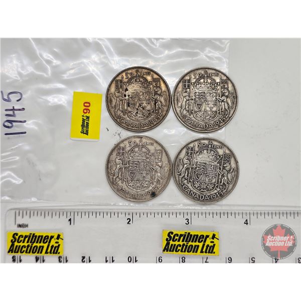 Canada Fifty Cent (4): 1945
