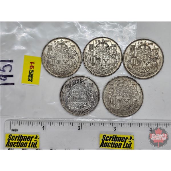 Canada Fifty Cent (4): 1951