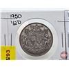 Image 4 : Canada Fifty Cent (3): 1950 No Des ; 1950 Half Des ; 1950 Full Des
