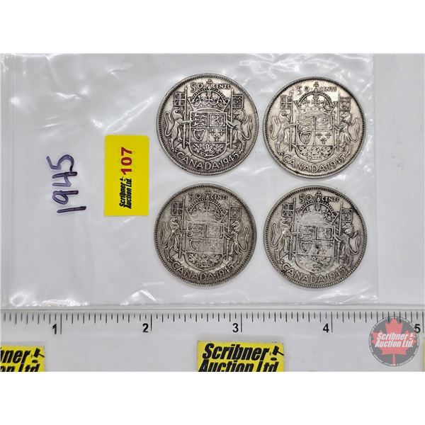 Canada Fifty Cent (4): 1945