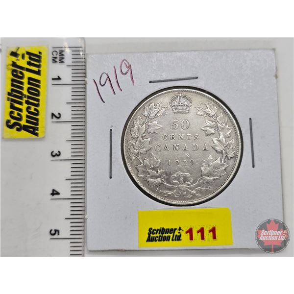Canada Fifty Cent 1919