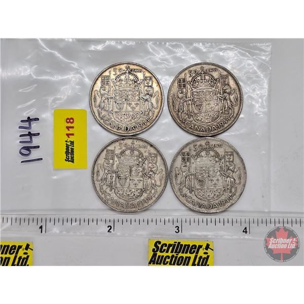 Canada Fifty Cent (4): 1944