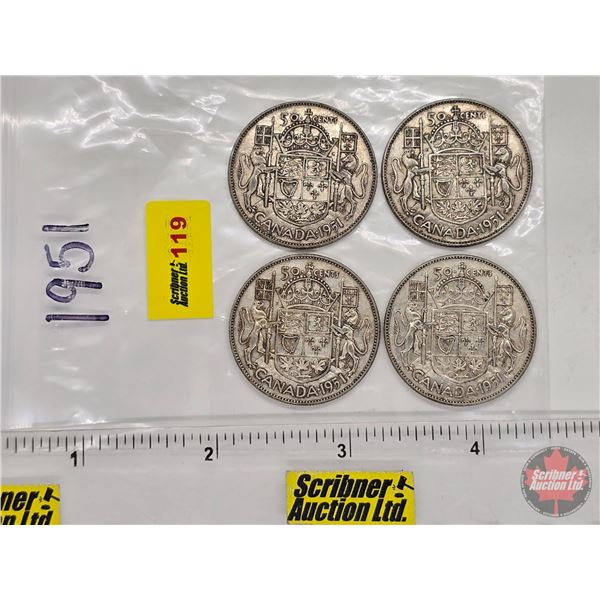 Canada Fifty Cent (4): 1951