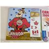 Image 5 : RCM Canada Proudly Canadian Collector Pack : - 2004 Colorized Quarter - 2005 Colorized Quarter - Can