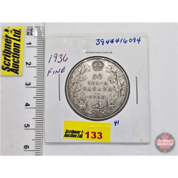Canada Fifty Cent 1936