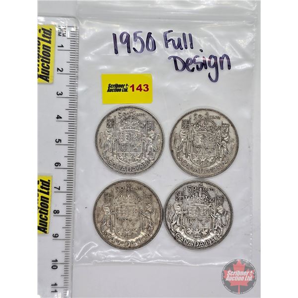 Canada Fifty Cent (4): 1950 Full Des
