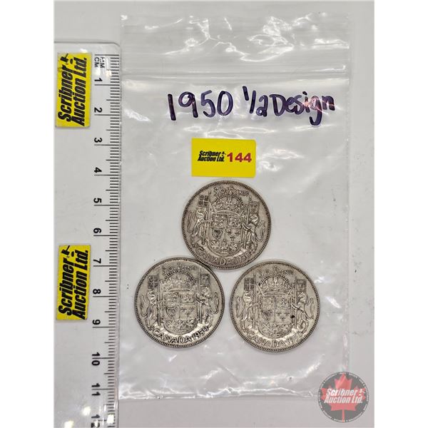 Canada Fifty Cent (4): 1950 Half Des