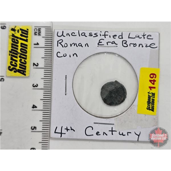 Ancient Roman Coin (Unknown Type/Style) (Consignor Tag: 4th Century )