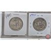 Image 5 : Canada Fifty Cent (8): 1941; 1941; 1942; 1942; 1942; 1942; 1942; 1942