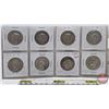 Image 6 : Canada Fifty Cent (8): 1943; 1943; 1944; 1944; 1945; 1946; 1946; 1946