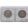 Image 7 : Canada Fifty Cent (8): 1943; 1943; 1944; 1944; 1945; 1946; 1946; 1946