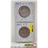 Image 1 : Canada Fifty Cent (2): 1947 S7 ; 1947 C7