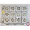 Image 1 : Canada Fifty Cent (12) : 1952; 1953; 1953; 1954; 1955; 1956; 1957; 1958; 1958; 1959; 1960; 1960